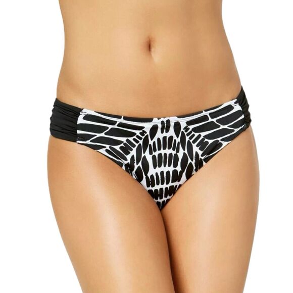 Bar III Kaleidoscope Printed Side-Cinch Hipster Bottoms Women Swimsuit size M - Picture 1 of 6